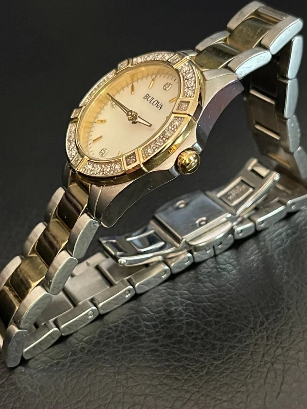 Bulova Two Tone Stainless Steel Ladies Watch